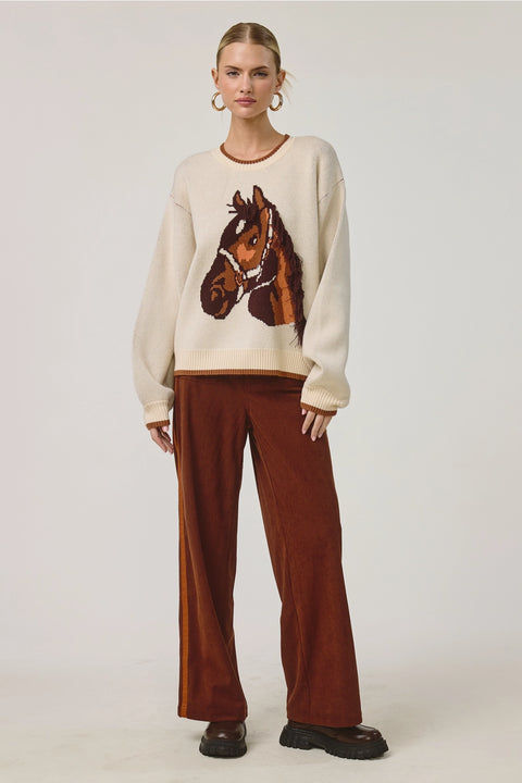 Equestrian Spirit Sweater Pullover