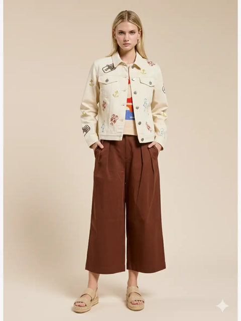 Sandstone Utility Shirt Top Jacket