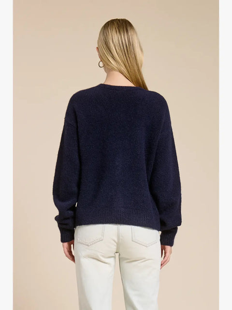 La Mer Sardine Embroidery Cardigan