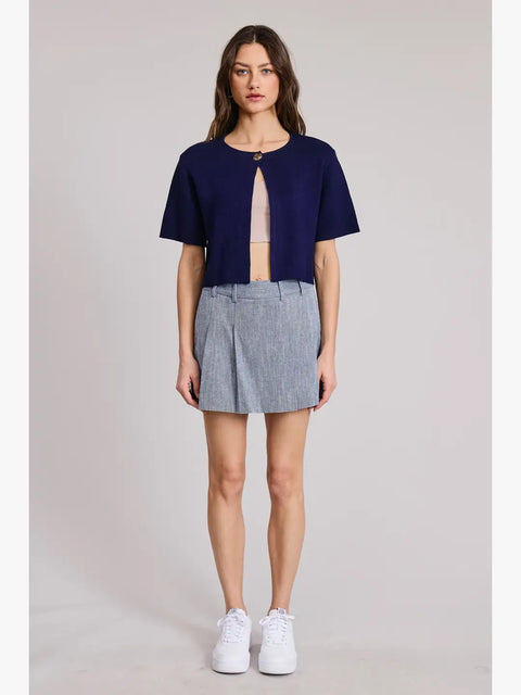 Angela Sweater Cardigan in Navy
