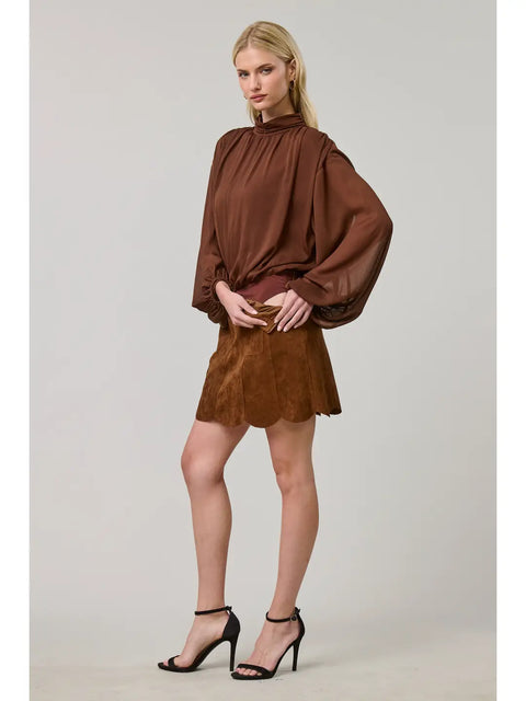 Sienna Whisper Blouse Bodysuit
