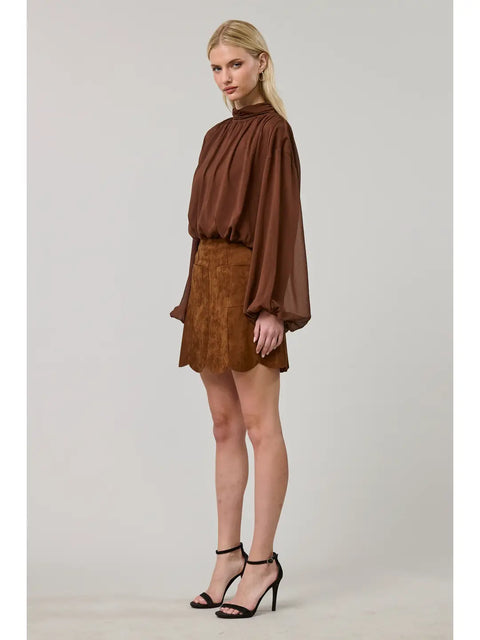 Sienna Whisper Blouse Bodysuit