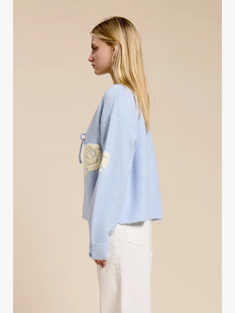 Bleu Rose Sweater Cardigan Cardigan