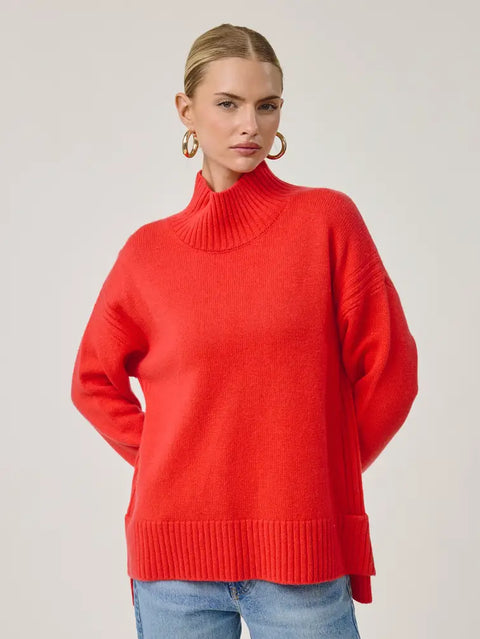 Caserta Cashmere Sweater Pullover in Red