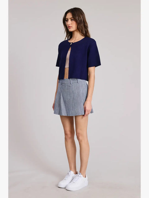 Angela Sweater Cardigan in Navy