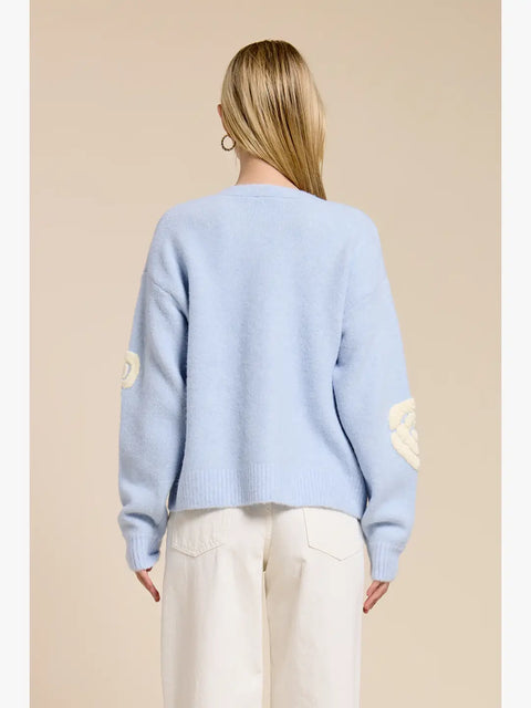 Bleu Rose Sweater Cardigan Cardigan