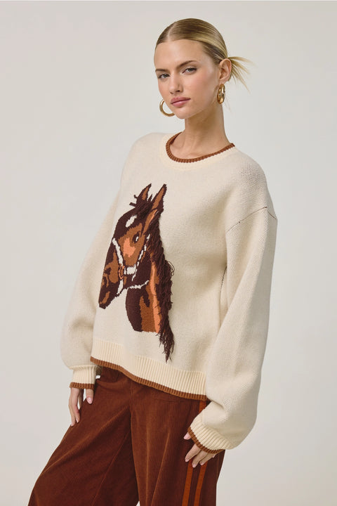 Equestrian Spirit Sweater Pullover