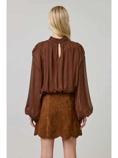 Sienna Whisper Blouse Bodysuit