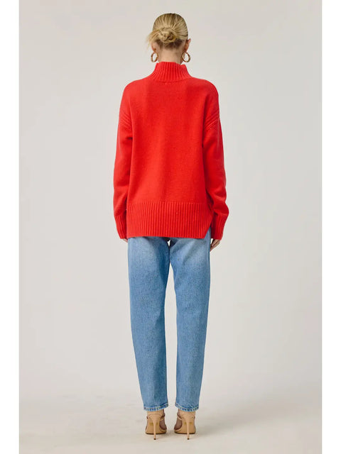 Caserta Cashmere Sweater Pullover in Red