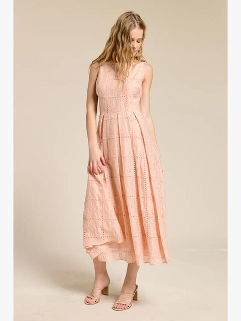 Daydream Eyelet Midi dress