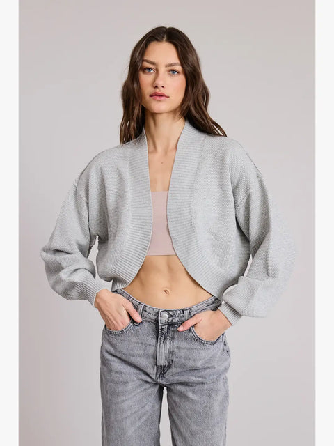 Angie Sweater Cardigan in Grey