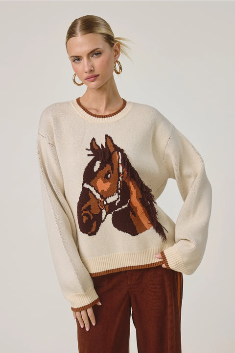 Equestrian Spirit Sweater Pullover