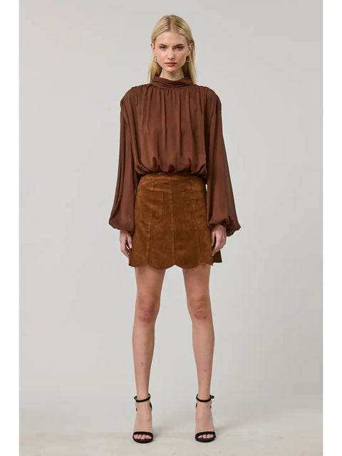 Sienna Whisper Blouse Bodysuit