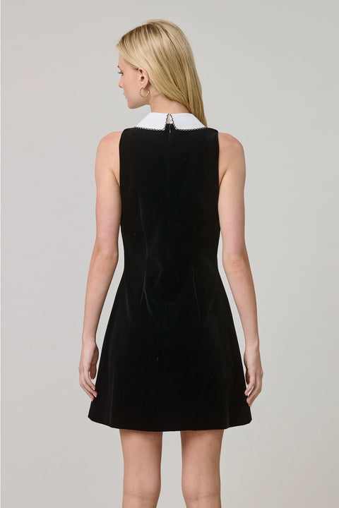 The Bijou Velvet Mini Dress