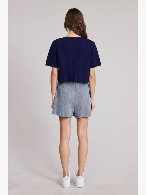 Angela Sweater Cardigan in Navy