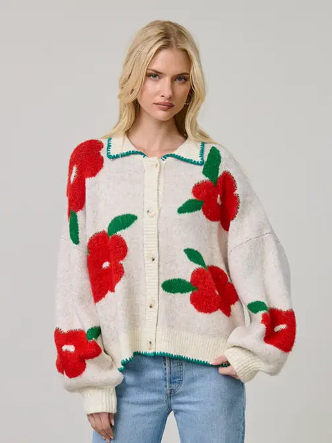 Blooming Garden Sweater Cardigan