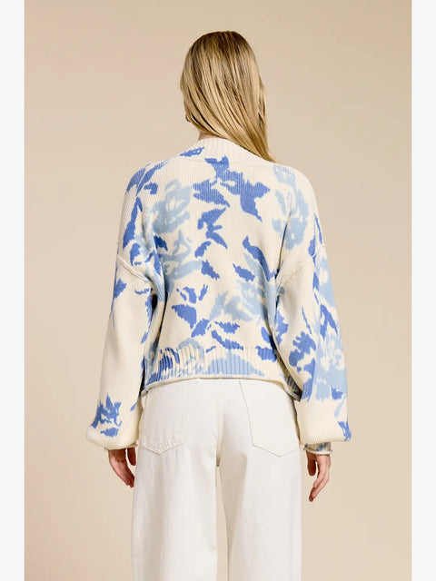 Bleu Whisper Sweater Cardigan