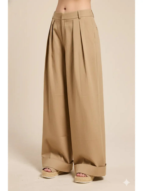 The Urban Flow Pants in Tan