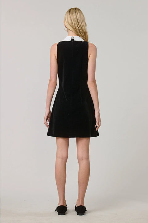 The Bijou Velvet Mini Dress