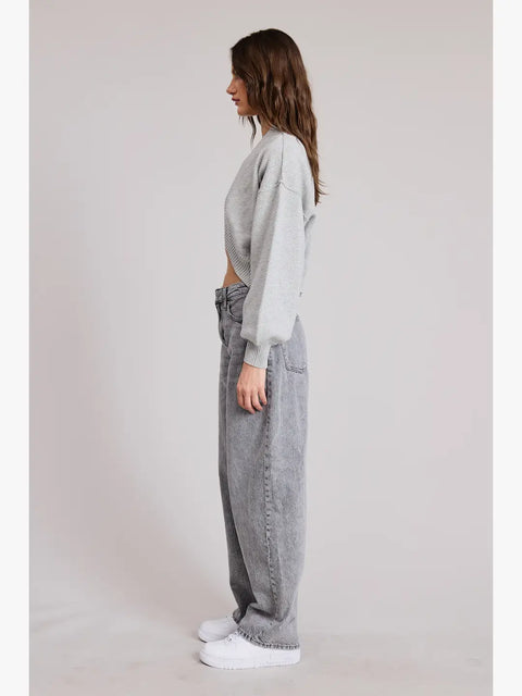 Angie Sweater Cardigan in Grey