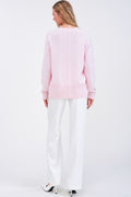 Jaine Cashmere Sweater Pullover in Pink