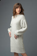 Toledo Sweater Dress in Heather Grey